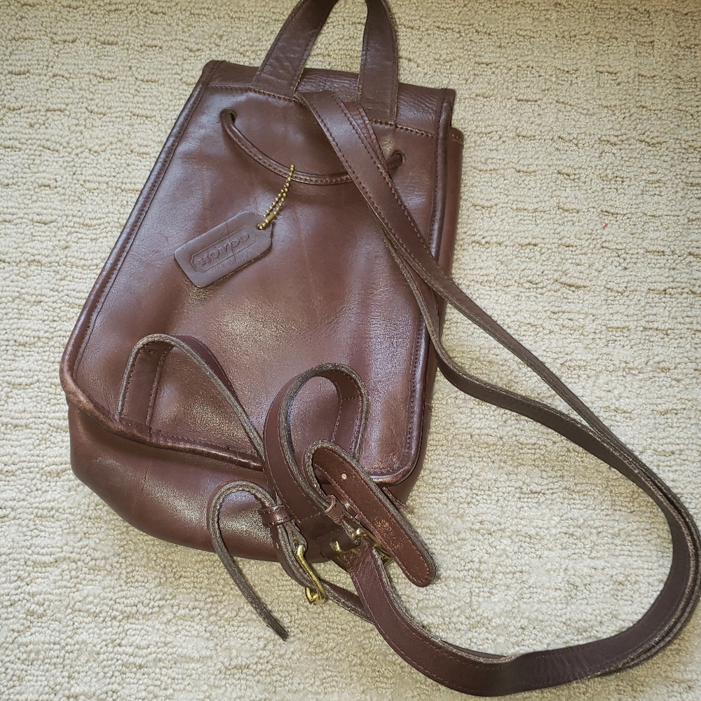 Vintage Coach mini backpack
